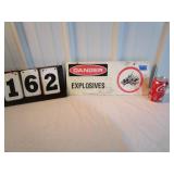Danger Explosives Sign