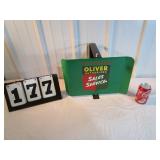 Oliver Farm Machinery Spinning Sign - 2 sided