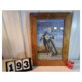 Davenport Iowa Motorcycle Race Poster