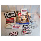 Assortment of Car and Racing Stickers