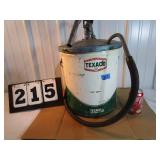 Texaco 5 Gallon Gear Lubricant Service Can