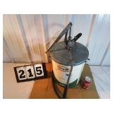 Texaco 5 Gallon Gear Lubricant Service Can