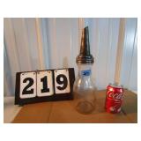 Glass Oil Dispenser - 1 qt