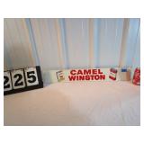 Camel - Winston Adverting Plaque