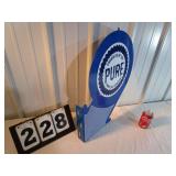 Pure Oil Company 2 Sided Wall Sign