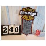 Harley Davidson Patents Pending Sign