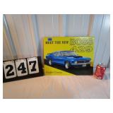 Ford Mustang "Meet the New Boss 429" Sign