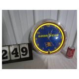 Goodyear Neon Clock
