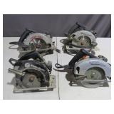 Mixed Lot of 4 Circular Saws