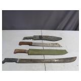 Mixed Lot of 4 Machete