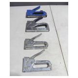 Mixed Lot of 4 Hand Staplers