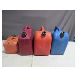 Mixed Lot of Fuel Cans