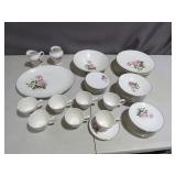 Summer Rose Fine China - Place Setting and Serving Dishes