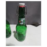 8 Piece Lot of Grolsch Premium Pilsner Beer Bottles with Resealable Swing Tops