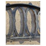 Sturdy Bench End Frames and Backrest