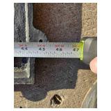 Sturdy Bench End Frames and Backrest