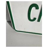 Heavy Embossed "Beardstown" City Limits Retired Street Sign