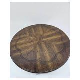 Wooden Pedestal Side or Lamp Table