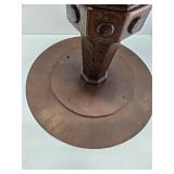 Wooden Pedestal Side or Lamp Table