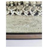 Early U of M Panoramic Military Black and White Photo