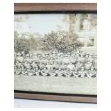 Early U of M Panoramic Military Black and White Photo