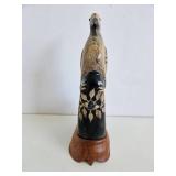 Horn Carved Bird Statue