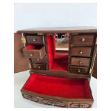 Vintage 9 Drawer Jewelry Box