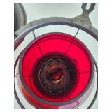 Northern Pacific Retired Railroad Lantern - Red Globe