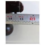 Vintage Wooden Foot Stool - American Theme Wood Inlays