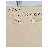 Pre-Production Glass Printing Plate - Elvgren "Girl on Roof"