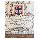 Royal Caribbean Cruise Line Vintage Map