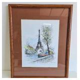 Eiffel Tower France Colorful Picture