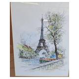 Eiffel Tower France Colorful Picture