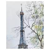 Eiffel Tower France Colorful Picture
