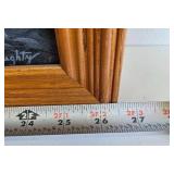 Terry Doughty Largemouth Bass "First Strike" Glass Print Framed Picture