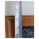 Terry Doughty Largemouth Bass "First Strike" Glass Print Framed Picture