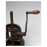 Antique Cast Iron Fruit Press or Sausage Stuffer