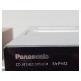 Working Panasonic CD Stereo System Model SA-PM53 w/Remote
