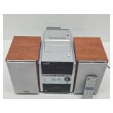 Working Panasonic CD Stereo System Model SA-PM53 w/Remote