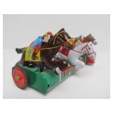 Schylling Tin Litho Horse Racing Toy
