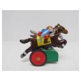 Schylling Tin Litho Horse Racing Toy