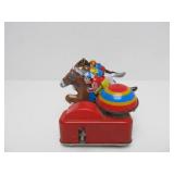 Schylling Tin Litho Horse Racing Toy