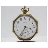 Antique Octagonal Case ELGIN Pocket Watch