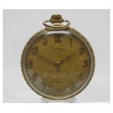 Antique ILLINOIS Pocket Watch - 21 Jewel - Gold Filled