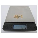 Set of 14K Gold Cross Earrings & Single 14K Gold Earring