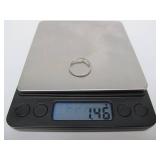 Genuine 14K White Gold Ring