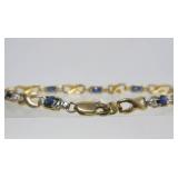 Genuine 10K Gold Tennis Bracelet