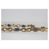 Genuine 10K Gold Tennis Bracelet