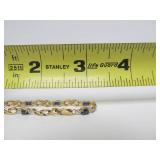 Genuine 10K Gold Tennis Bracelet