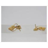 Group of Genuine 10K & 12K Black Hills Gold Necklace & Matching Earrings